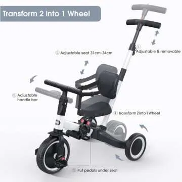 Newyoo 4 in 1 Toddler Bike Perfect for Active Kids
