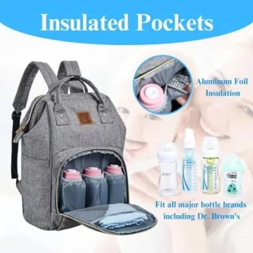 Baoyun Diaper Bag Backpack - Spacious & Durable Design