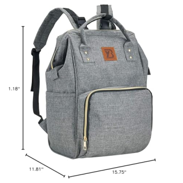 Baoyun Diaper Bag Backpack - Spacious & Durable Design