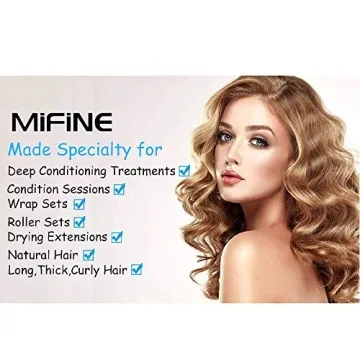 Mifine Hooded Hair Dryer Bonnet - Adjustable & Portable Hair Dryer