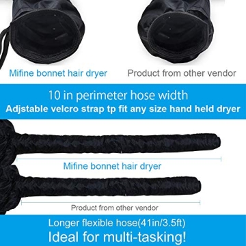 Mifine Hooded Hair Dryer Bonnet - Adjustable & Portable Hair Dryer