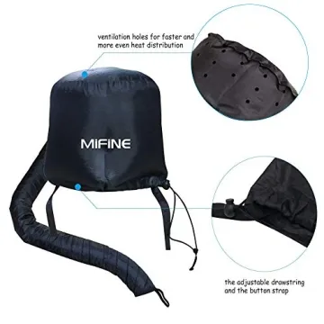 Mifine Hooded Hair Dryer Bonnet - Adjustable & Portable Hair Dryer
