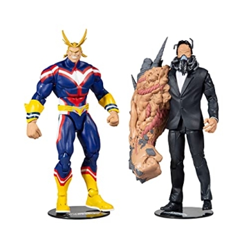 McFarlane Toys My Hero Academia All Might vs. All for One 7 Inch Action Figure Multipack