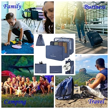 FOREMS Packing Cubes Set for Effortless Travel Organization