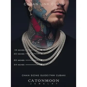 Cuban Link Chain Necklace for Men | Catonmoon