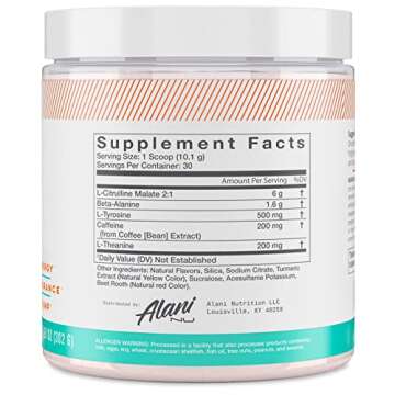 Alani Nu Mimosa Pre Workout - Sugar-Free Energy Boost
