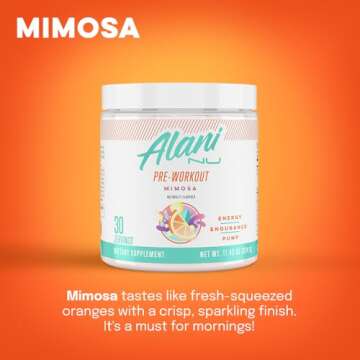 Alani Nu Mimosa Pre Workout - Sugar-Free Energy Boost