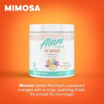 Alani Nu Mimosa Pre Workout - Sugar-Free Energy Boost