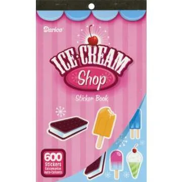 Sticker Book 9-1/2"X6"-Ice Cream Shop-604 Stickers