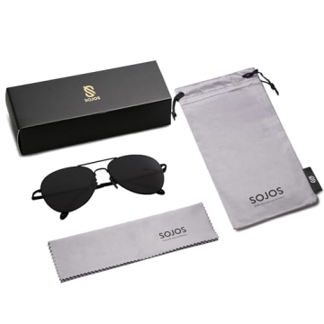 SOJOS Classic Aviator Sunglasses for All - UV400 Protection