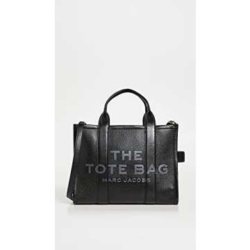 Marc Jacobs Women's The Leather Medium Tote Bag - Stylish and Versatile