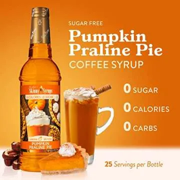 Jordan's Pumpkin Praline Coffee Syrup - Sugar Free Delight