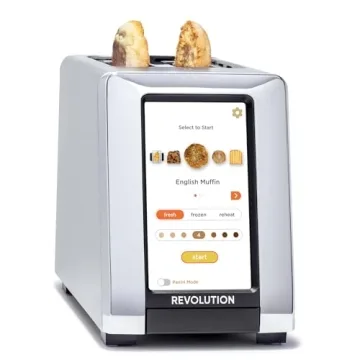 Revolution R180S High-Speed Touchscreen Toaster – Smart 2-Slice Toaster with InstaGLO