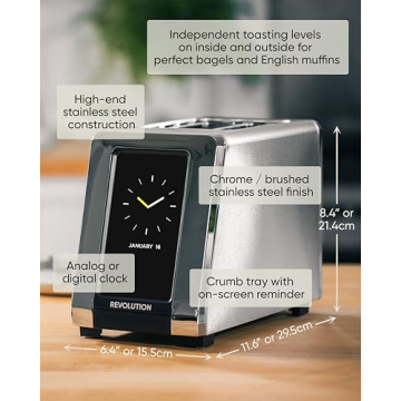 Revolution R180S High-Speed Touchscreen Toaster with InstaGLO