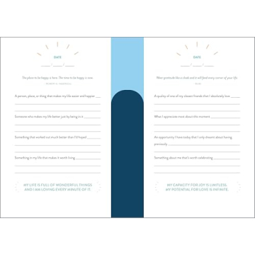 5-Minute Gratitude Journal for Positivity & Joy