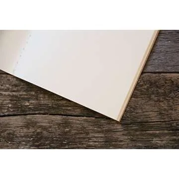 Wanderings Blank Regular Size Travelers Notebook Inserts | 4.25" x 8.25"/11cm x 21cm | 100 gsm Paper | 3 Hand-Stitched Booklets/180 Pages | Travelers Notebook Refills for Journals, Diaries, Planners