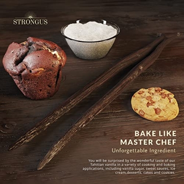 Premium Tahitian Vanilla Beans - Ideal for Baking & Extracts