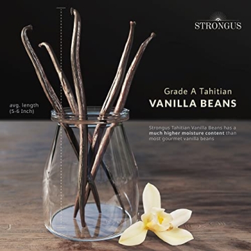 Premium Tahitian Vanilla Beans - Ideal for Baking & Extracts