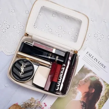 Aveniee Large Clear Makeup Bag Chic Travel Organizer
