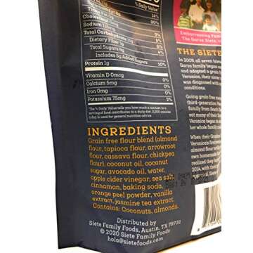 Siete Grain Free Mexican Shortbread Cookies