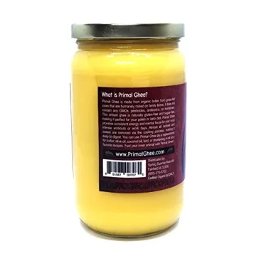 Primal Ghee Organic Clarified Butter for Keto and Paleo Diets