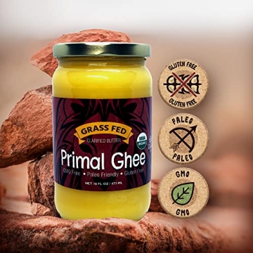 Primal Ghee Organic Clarified Butter for Keto and Paleo Diets