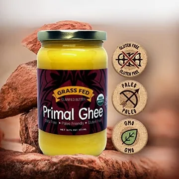 Primal Ghee Organic Clarified Butter for Keto and Paleo Diets