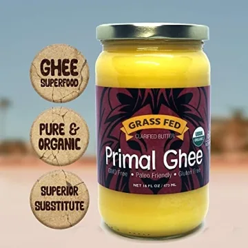 Primal Ghee Organic Clarified Butter for Keto and Paleo Diets