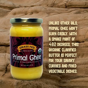 Primal Ghee Organic Clarified Butter for Keto and Paleo Diets