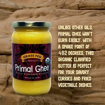 Primal Ghee Organic Clarified Butter for Keto and Paleo Diets