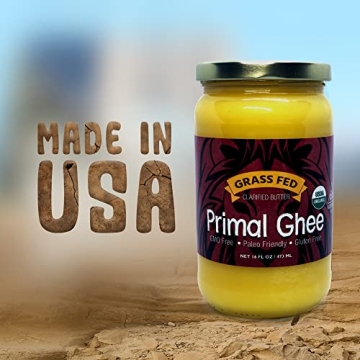 Primal Ghee Organic Clarified Butter for Keto and Paleo Diets