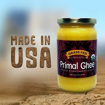Primal Ghee Organic Clarified Butter for Keto and Paleo Diets
