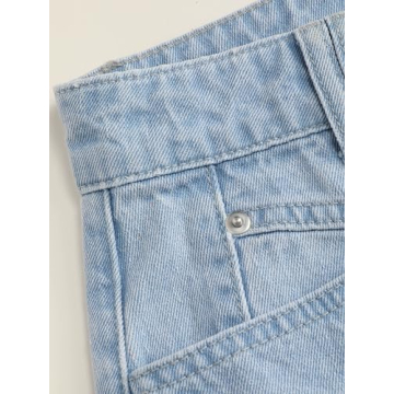 CIDER High Waist Wide Leg Jeans Sky Blue - Fashion Essential