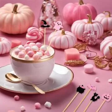 Whaline 120Pcs Halloween Cocktail Picks for Parties