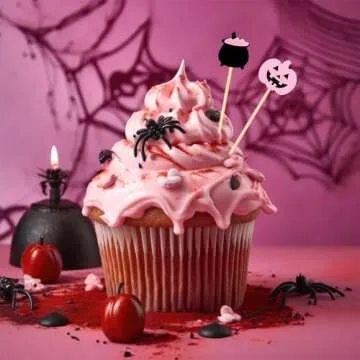 Whaline 120Pcs Halloween Cocktail Picks for Parties