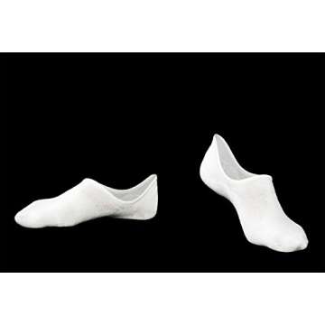 IDEGG No Show Socks for Men with Non-Slip Grip - Athletic Comfort