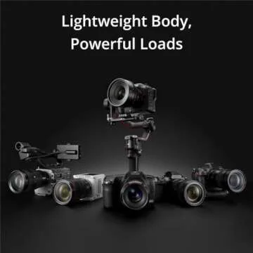 DJI RS 3 Pro, 3-Axis Gimbal for DSLR and Cameras Canon/Sony/Panasonic/Nikon/Fujifilm/BMPCC, Automated Axis Locks, 4.5 kg (10lbs) Payload, LiDAR Focus Camera Stabilizer