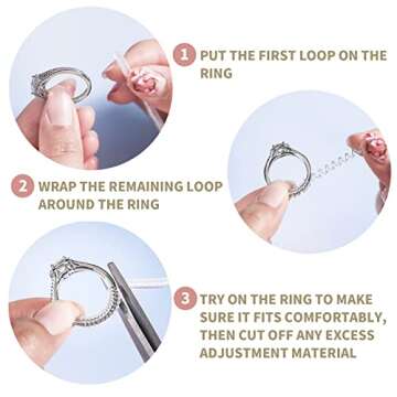 Necklace Extender Earring Backs Set: 10 Pcs Gold Silver Stainless Steel Chain Extension 4 Pcs Earring Stopers - Clear Loose Ring Rubber Stoper Zip Lock Jewelry Bag Ring Sizer Ruler (No Metal Backs)