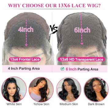 Tuneful 30 Inch Body Wave Lace Front Wig for Women