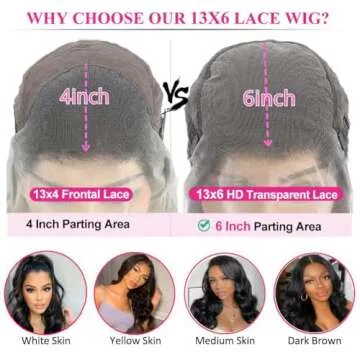 Tuneful 30 Inch Body Wave Lace Front Wig for Women