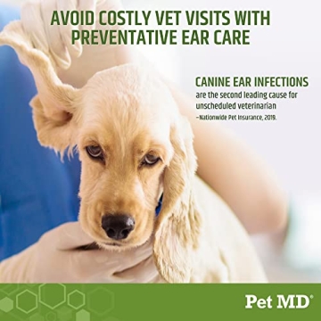 Pet MD Dog Ear Cleaner Wipes Aloe Eucalyptus 100 Count