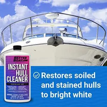 Marine-Grade Fiberglass Hull Cleaner for Boats - 32oz