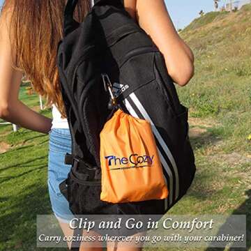 Outdoor Picnic Blanket - Compact, Lightweight, Sand Proof Pocket Blanket Best Mat for The Beach, Hiking, Travel, Camping, Festivals with Pockets, Loops, Stakes, Carabiner (Camouflage lattice)