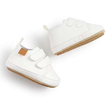 SOFMUO Baby High Top Sneakers for Infants - Stylish & Safe