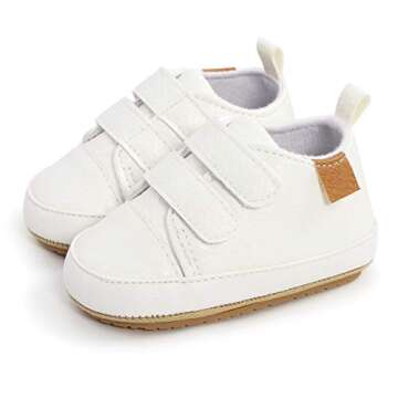 SOFMUO Baby High Top Sneakers for Infants - Stylish & Safe
