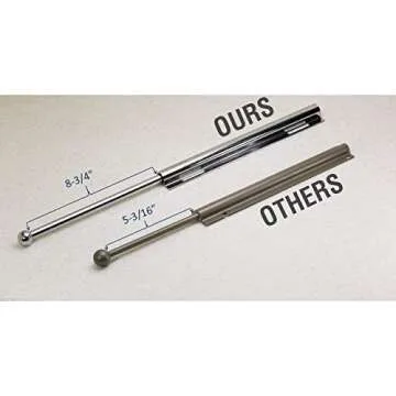 12" Valet Rod Standard for Closet Polished Chrome PC Metal