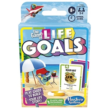 Hasbro Life Goals Card Game for Families and Kids