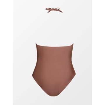 Plus Size One Piece Swimsuit with Tummy Control