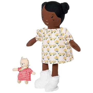 Manhattan Toy Playdate Friends Harper Machine Washable and Dryer Safe 14 Inch Doll with Companion St...