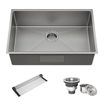 Gaomasck 30” Undermount Kitchen Sink – Stainless Steel & Durable